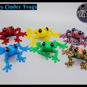 Plastic Toy Frogs 