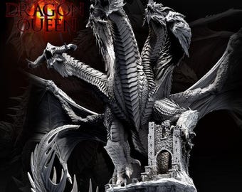 Dragon Queen - Mini Monster Mayhem | Tiamat Figurine | Game Room Decor | Collectible | Gargantuan