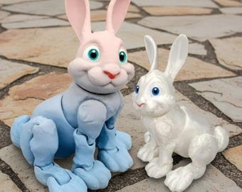 Articulated Bunny Toy | Fun | Fidget | Sensory | Posable