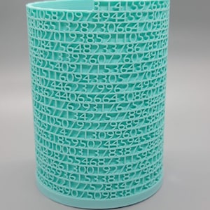 Tower of Pi Pencil Holder Teacher Gift Desk Accessory Decoration