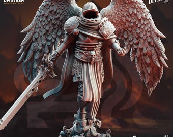 Soulreaper Angel - Eranemeli the Soulbringer by DM Stash | 32mm | 75mm | DnD | TTRPG | Fantasy Gaming
