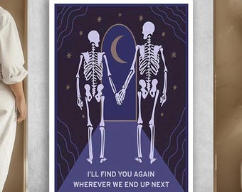 Skᴇlᴇton Couplᴇ Ill Finᴅ You ᴀgᴀin Whᴇrᴇvᴇr Wᴇ ᴇnᴅ Up Nᴇxt Moon Night