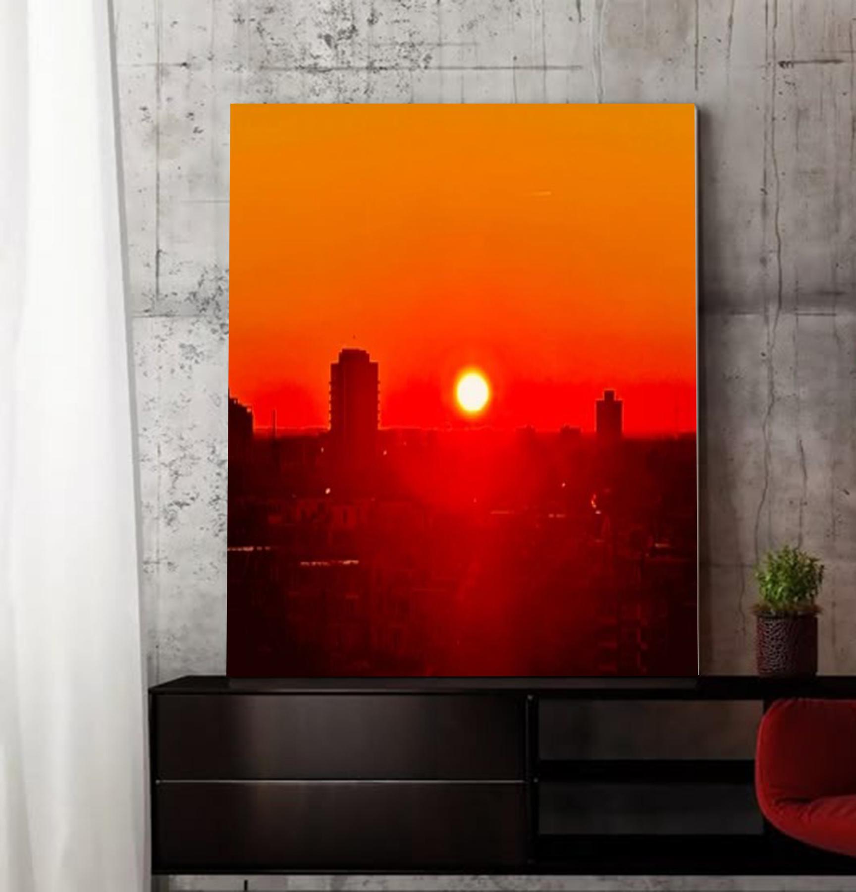 Lever de soleil spectaculaire sur Arnhem Poster