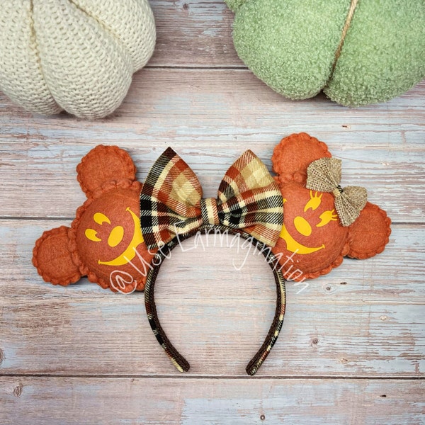 Mickey and Minnie Pumpkin Ears