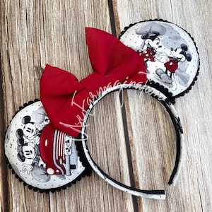 Vintage Minnie and Mickey Mouse Ears