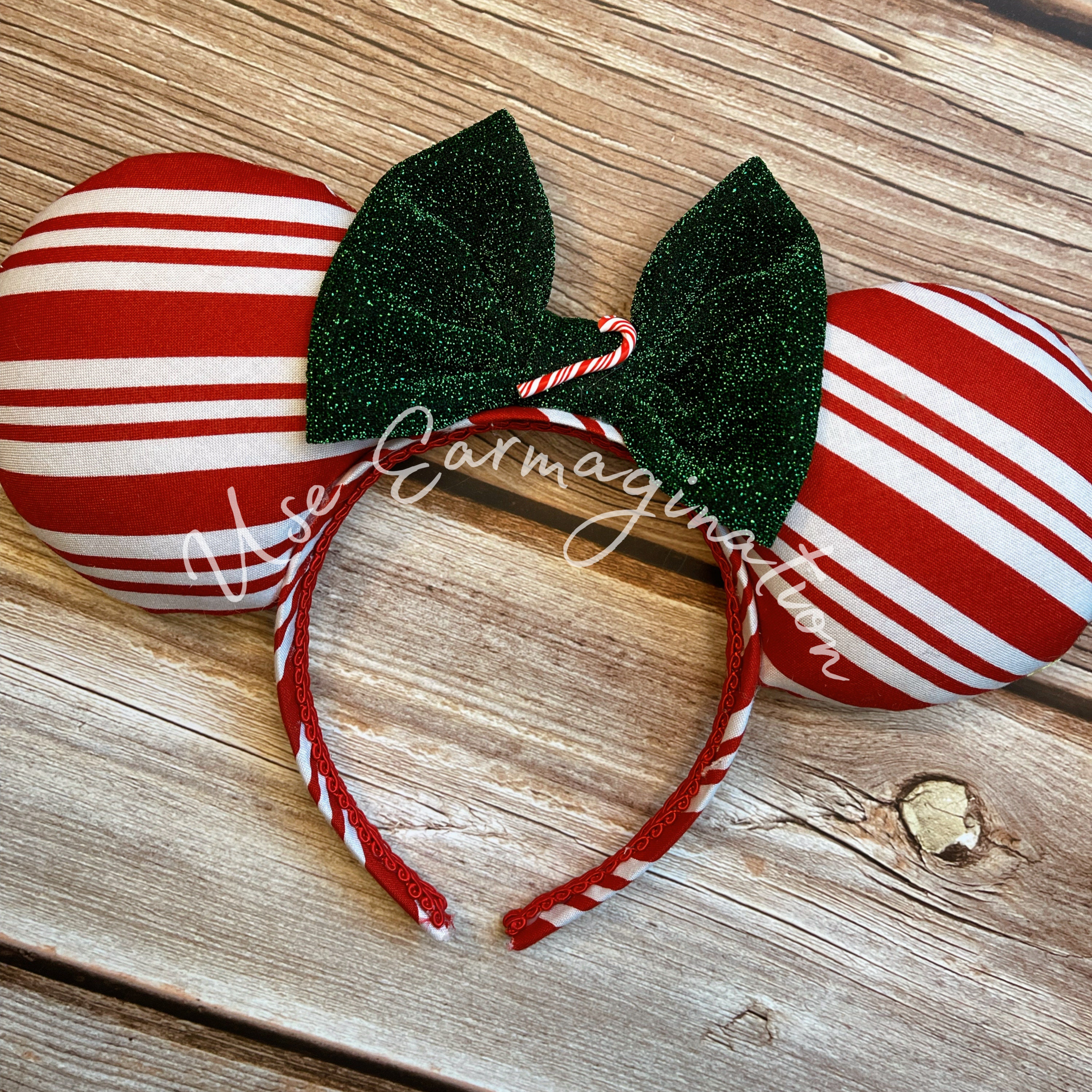 Candy Cane Mouse Ears