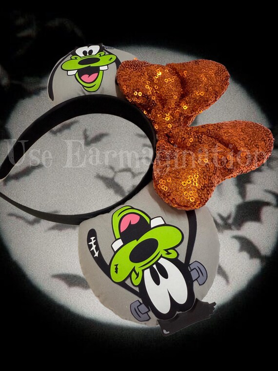 Frankenstein Goofy Halloween Inspired Ears - Etsy UK display picture 1