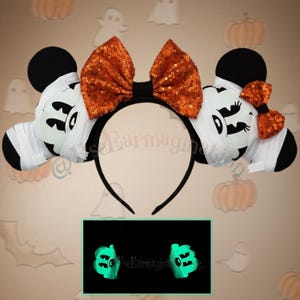Glow in the Dark Mummy Ears - Halloween Ears