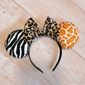 Safari - Animal Print Mouse Ears