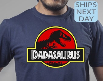 Maglietta Divertente DADDYSAURUS - Festa Del Pap&agrave; - Jurassic Park - Uomo Uneek