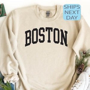 Benutzerdefinierte Boston Sweatshirt, Boston Hoodie, Boston Liebhaber Sweatshirt, Boston Sport Bekleidung, Weihnachtsgeschenk, Boston Fan Geschenk, Boston City Hoodie