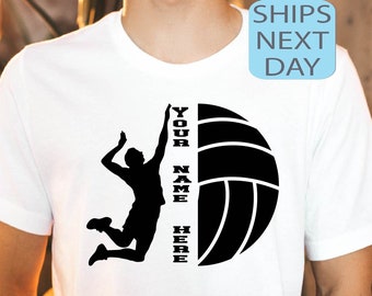 Custom Boy Volleyball Shirt, Personalized Volleyball T Shirt, Volleyball Boys Tee, Custom Volleyball Team Shirt, Gift For Volleyball Boys