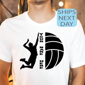 Custom Boy Volleyball Shirt, Personalized Volleyball T Shirt, Volleyball Boys Tee, Custom Volleyball Team Shirt, Gift For Volleyball Boys