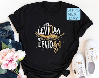 Its Leviosa Not Leviosa Shirt, Magic Tee, Movie Line T-shirt, Gift For Her