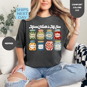 Comfort Colors Mental Health Shirt, Mental Health Awareness Shirt, Psychologist Shirt, School Psych Shirt, Anxiety, Mental Health Counselor