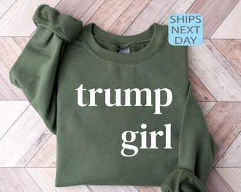 Trump Girl Crewneck Sweatshirt,  Republican Shirt