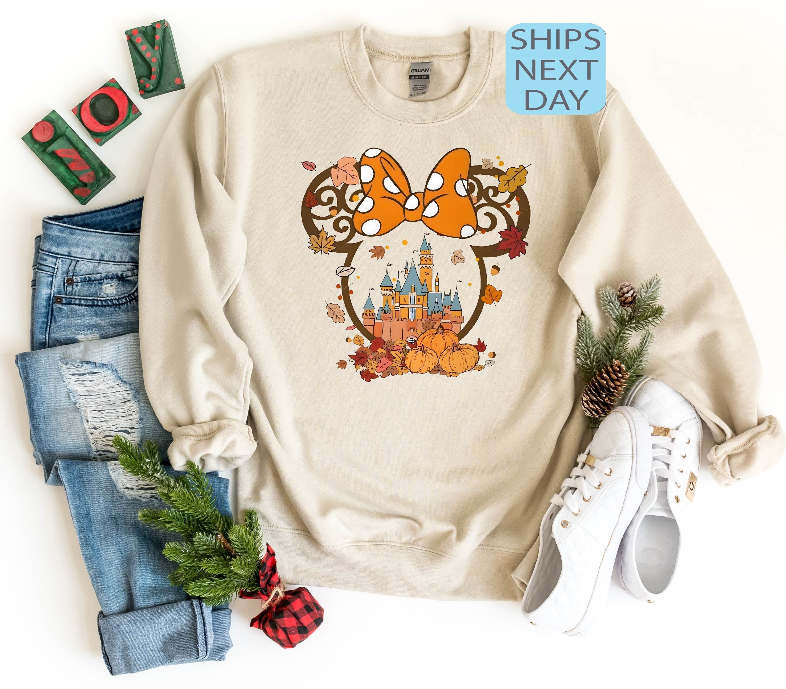 Minnie Pumpkin Fall Sweatshirt, Disney Inspired Hoody - Etsy