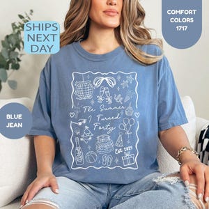 30th Birthday Shirt, Comfort Colors Summer I Turned Thirty Bday Party Tee, Custom Thirtieth Birthday Gift, Coastal Beach Summer Birthday Top