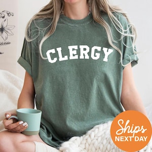 Clergy Shirt | Clergy Long Sleeve | Clergy Tshirt | Minister Shirt | Pastor Shirt | Priest Shirt | Gift for Clergy | Clergy Gift Idea