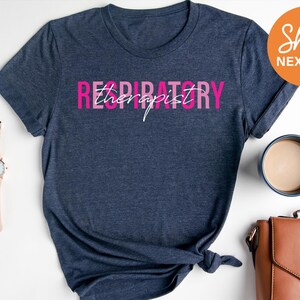 a t - shirt with the word respiratory on it next to a