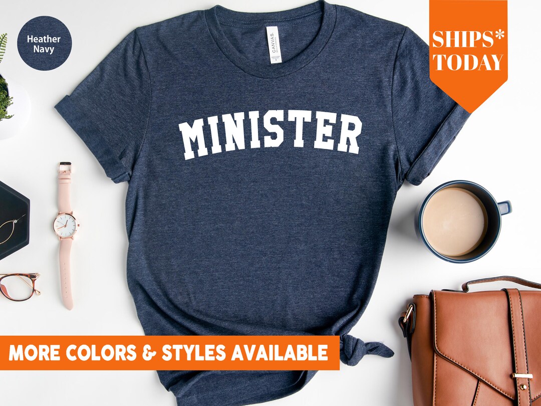 Minister Shirt Ordained Minister Tshirt Youth Minister Shirt Wedding