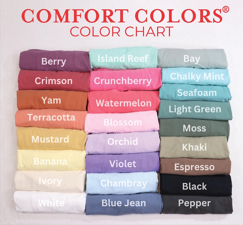 the comforter colors chart for a bed