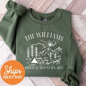 Personalized camping sweatshirts hotsell