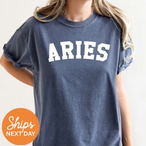Aries Shirt, Aries Gifts, Aries Zodiac Tee, Aries Zodiac Gift, Aries Birthday Gift, Zodiac Shirt, Aries Bday Gift, Big Aries Energy
