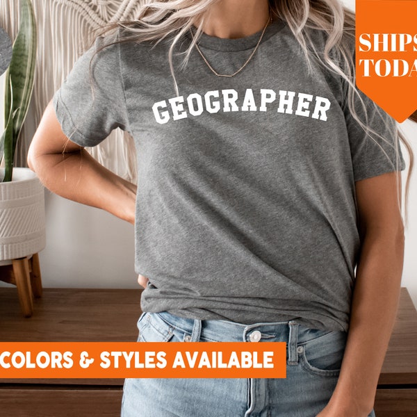 Geographer Shirt | Geography Graduate Tshirt | Geography Teacher Tee | Geographer School Graduation Gift | Future Geographer Gift Idea-1271p