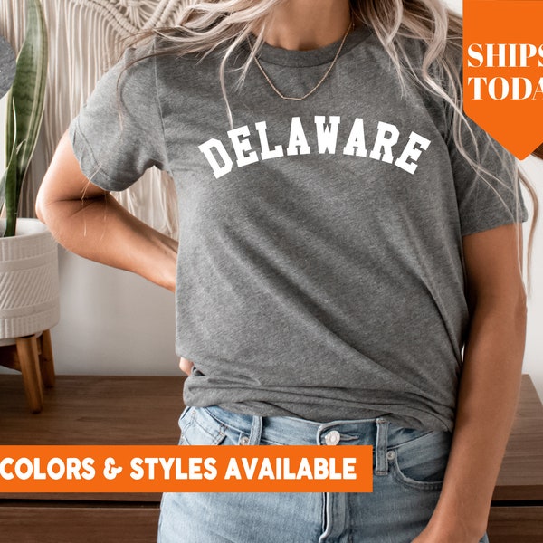 Delaware Shirt | Delaware Long Sleeve | Delaware Souvenir Tshirt | Delaware State Shirt | Delaware Vacation Shirt | Delaware Gifts - 5695p