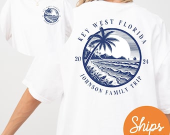 Custom Family Beach Vacation Shirt, Family Name, Family Matching Shirts, Personalized Shirt, Family Beach Trip Shirt, Custom Family Trip