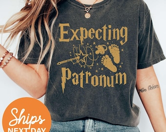Expecting Patronum Shirt, Pregnancy Announcement Shirt, Magical Gender Reveal Shirt, Maternity Shirt, New Mom Shirt, First Time Mom To Be