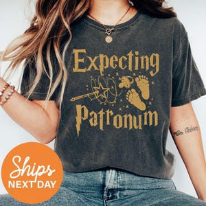 Expecting Patronum Shirt, Pregnancy Announcement Shirt, Magical Gender Reveal Shirt, Maternity Shirt, New Mom Shirt, First Time Mom To Be