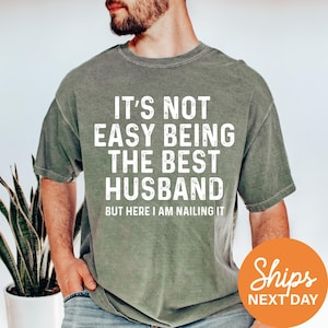 Husband Gift From Wife, New Husband Gifts, Birthday Gift for Him, Best Husband T Shirt, Newly Married Shirt, Anniversary Gift For Husband