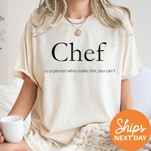 Chef Shirt | Funny Chef Shirt | Cooking Tshirt | Culinary School Graduation Gift | Gift for Chef | Future Chef Gift Idea
