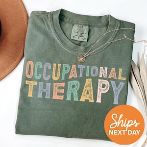 Retro Occupational Therapy Shirt, OT Shirt, Special Education Shirt, Therapist Shirt, Aesthetic Therapy Shirt, Trendy Unisex Shirt