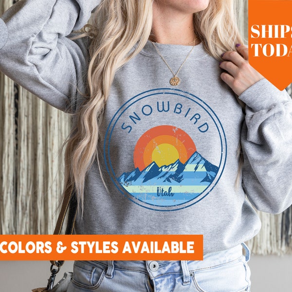 Snowbird Sweatshirt | Snowbird Hoodie | Snowbird Souvenir Sweatshirt | Snowbird Vacation Crewneck | Snowbird Holiday | Snowbird Gifts -6149x