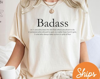 Badass Shirt | Long Sleeve Shirt | Women Empowerment Shirt | Girl Power Shirt | Girl Tshirt | Motivational Shirt | Badass Gift