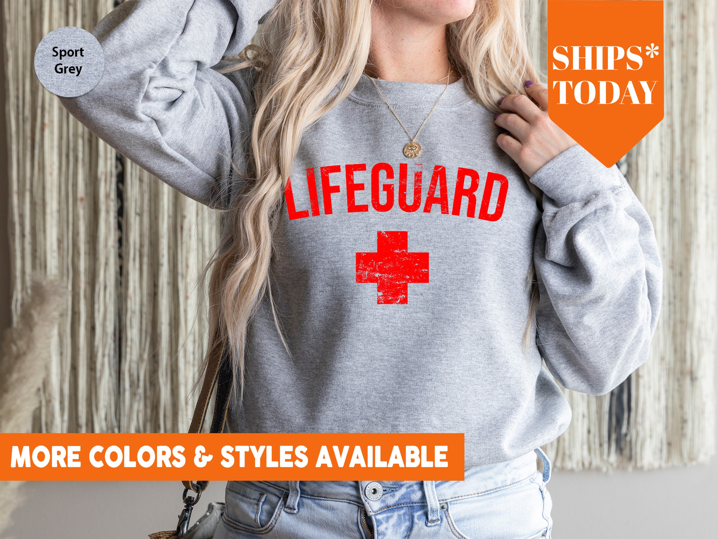 Lifeguard Sweatshirt - Etsy