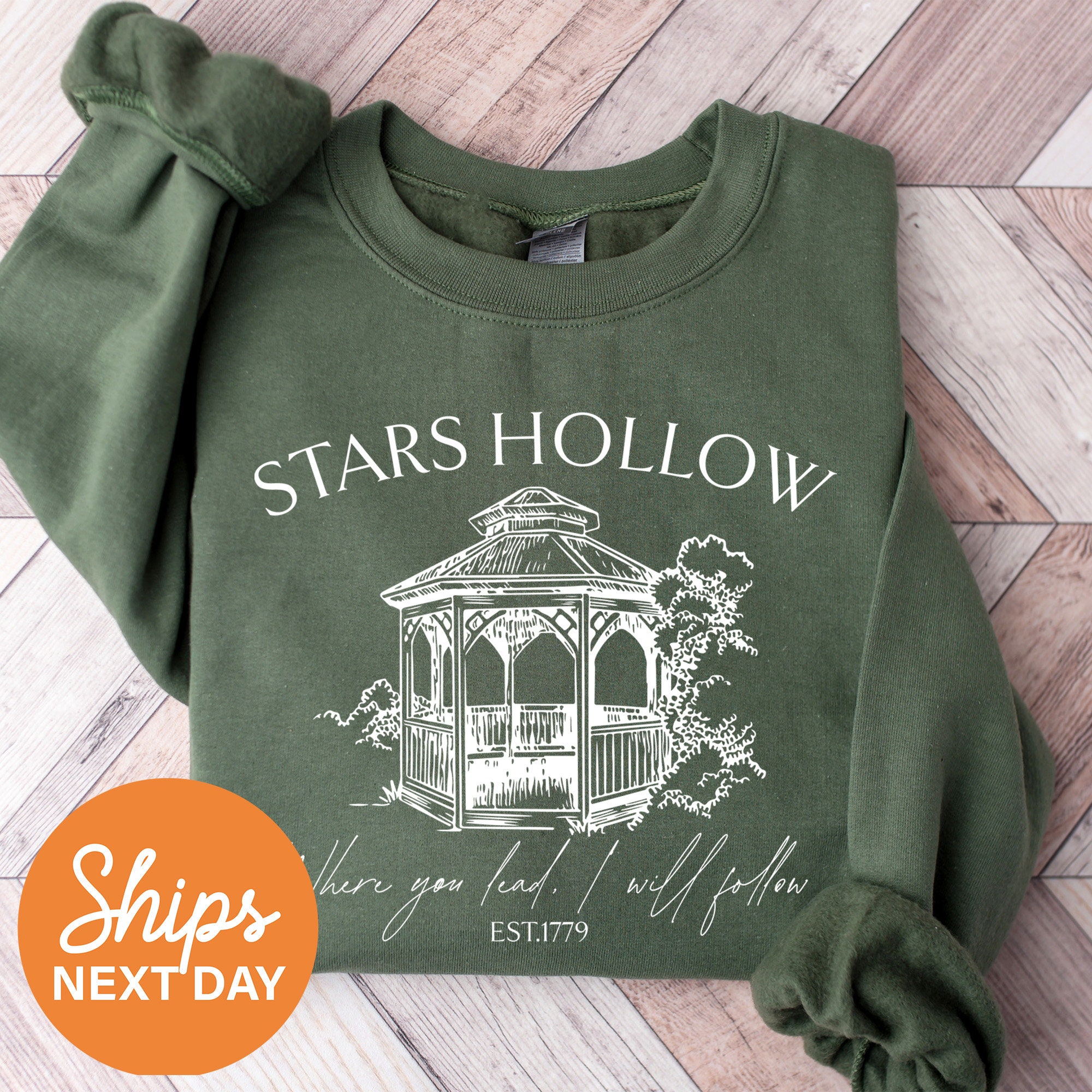 Stars Hollow Sweatshirt, Vintage Crewneck, Nostalgia Sweatshirt, Cute Fall Hoodie, Autumn Sweatshirt, Sweatshirts for Women, Gift for Her