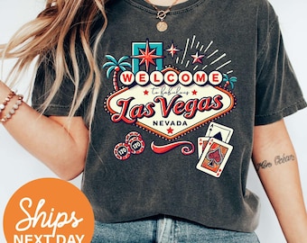 Vintage Las Vegas Shirt, Vegas Baby Shirt, Las Vegas Trip Shirts, Comfort Colors®, Retro Vegas Birthday Shirt, Bachelorette Party Shirts