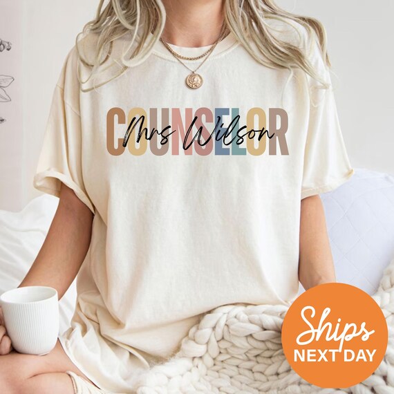 Custom Counselor Shirt, School Counselor Shirt, Personalized Gift for Counselor, Back To School Shirts, New Counselor Gifts, School Team