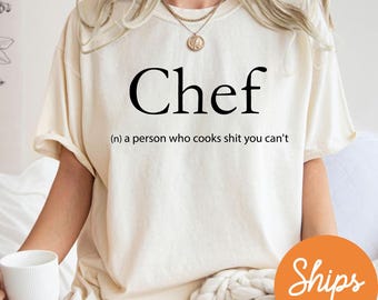 Chef Shirt | Funny Chef Shirt | Cooking Tshirt | Culinary School Graduation Gift | Gift for Chef | Future Chef Gift Idea