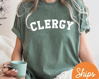 Clergy Shirt | Clergy Long Sleeve | Clergy Tshirt | Minister Shirt | Pastor Shirt | Priest Shirt | Gift for Clergy | Clergy Gift Idea