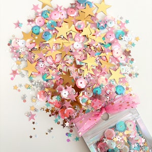 Confetti Glam - Magic Stars - Confetti - Handmade Confetti  - Glitter Confetti - Flatly Confetti - Party Confetti