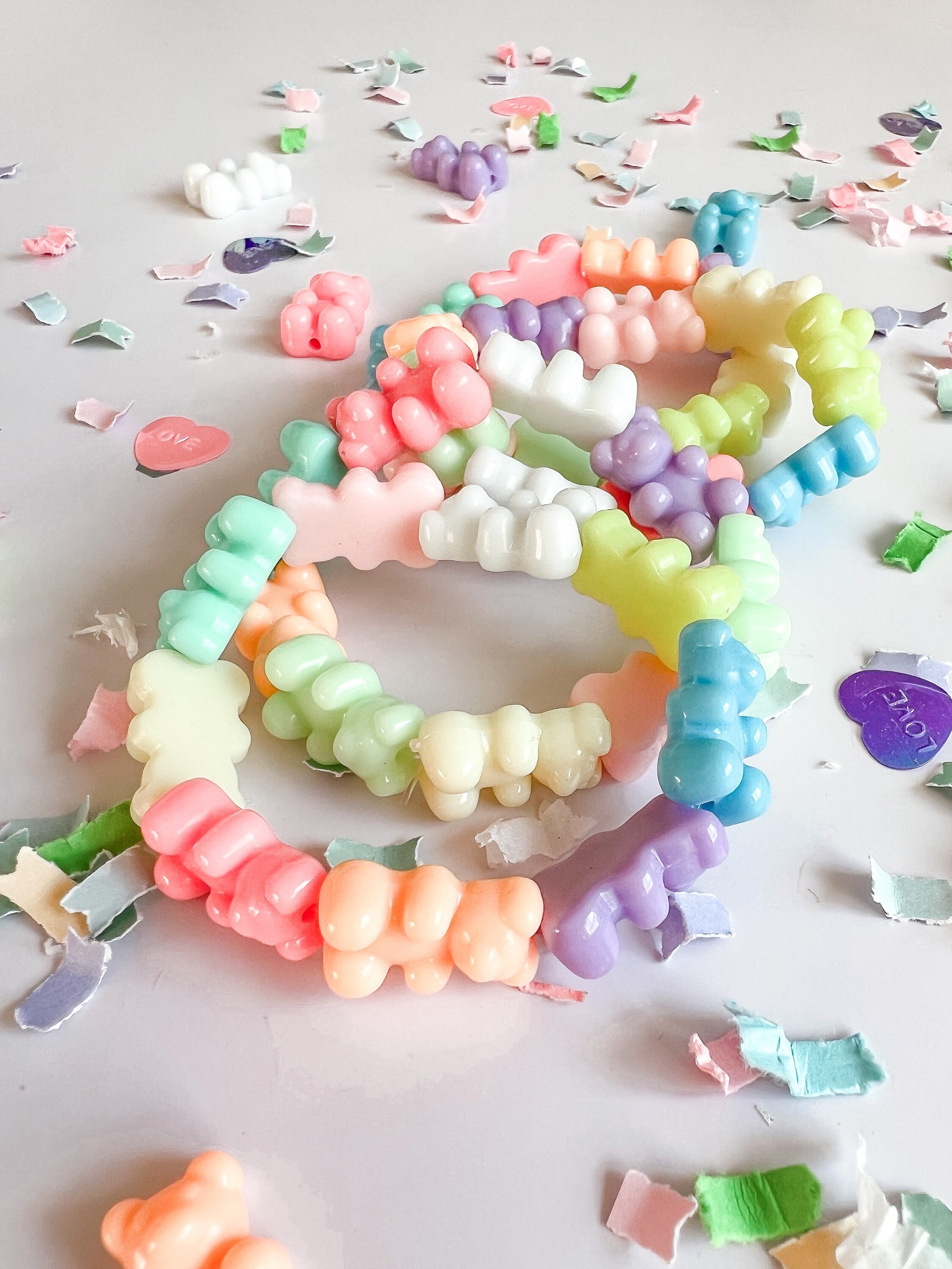 Pastel Gummy Bear Bracelet Gummy Bear Bracelet Kids Etsy