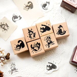 CRASPIRE Cat Clear Stamps for Card Making Decoration Scrapbooking, Black  Cats Silicone Rubber Stamp for Greeting Cards Photo Album Diary Decor DIY