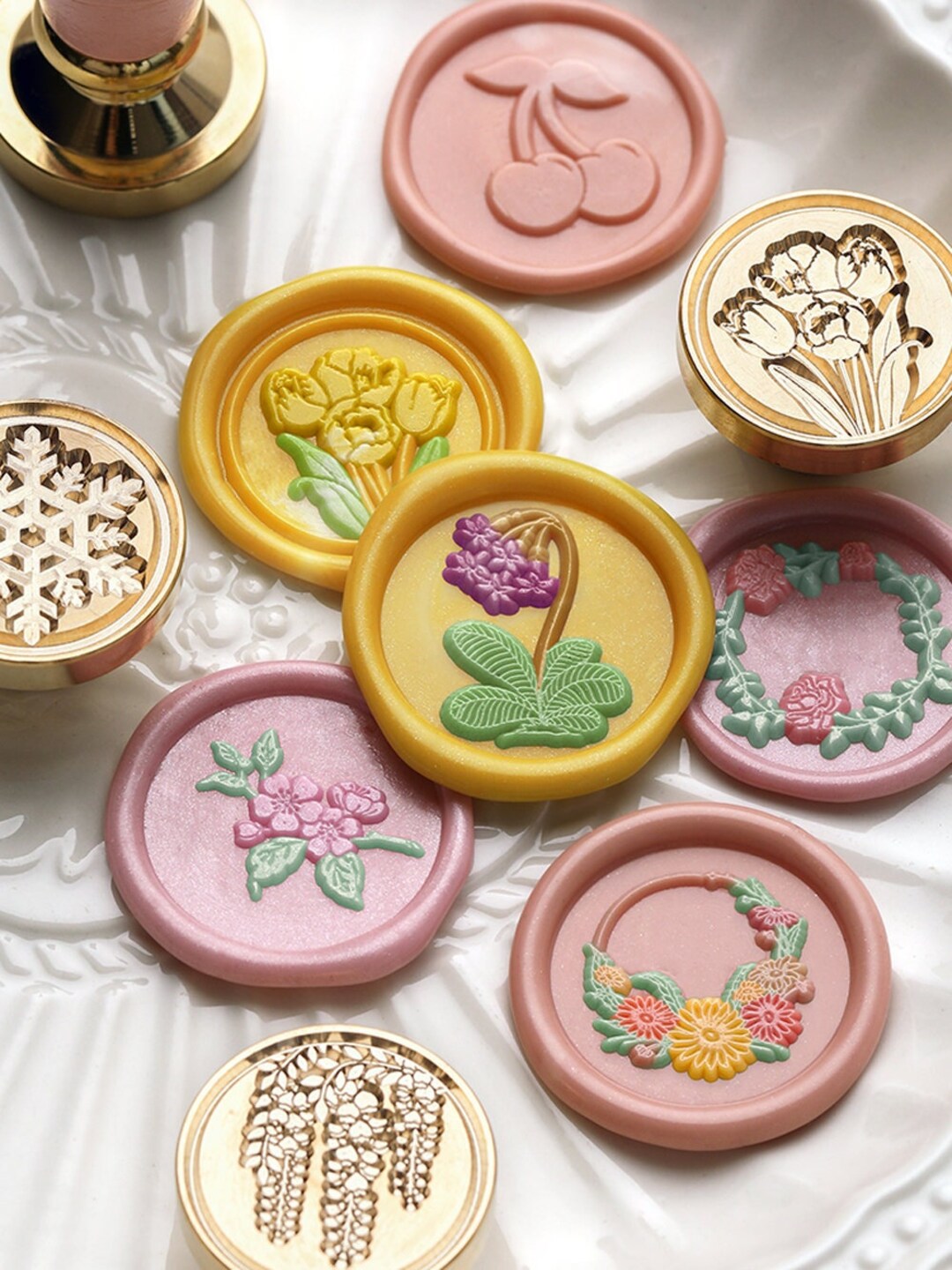 Flowers, Trees, Plants Wax Seal Stamp Custom Wax Sealing Wedding ...