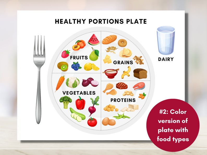 Nutrition Plate Healthy Portions Plate Visual Eating Guide Learning Nutrition Plate Healthy Portions Plate Visual Eating Guide Learning