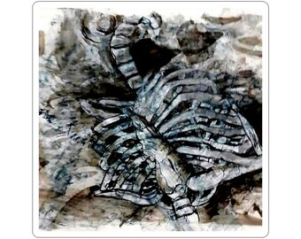 Sticker gothique scorpion de Zazzle.be Liste d'envies Vous avez des idées ? Sticker sombre pour ordinateur portable